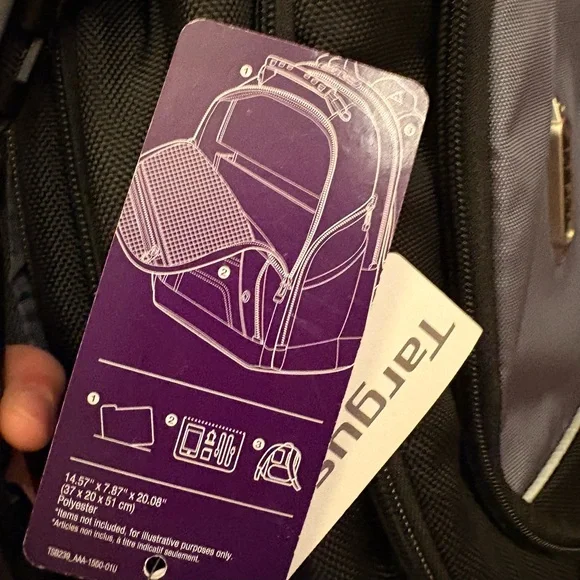 Targus Drifter II backpack sturdy college high school fits 17 in laptop NEW - Picture 12 of 13